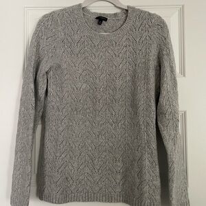 Talbots Light Gray Knit Sweater